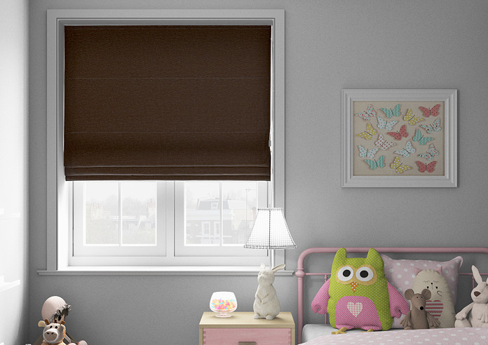 Kent, Chocolate - Roman Blind - Image 3